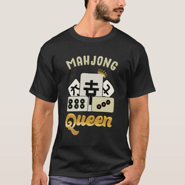 Mahjong Board Game for Mahjong Player and Mahjong T Shirt (Framsida)