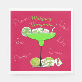 Mahjong-brickor och pappersservetter för Margarita
