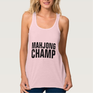 MAHJONG CHAMP T-SHIRTS LINNE MED RACERBACK