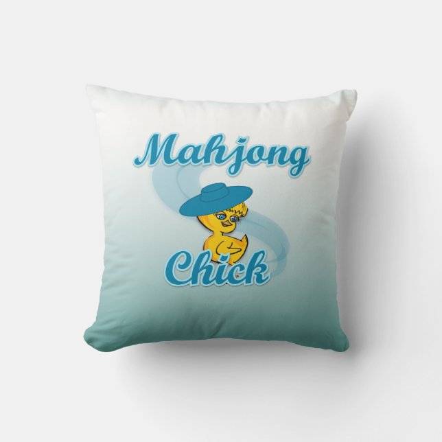 Mahjong Chick #3 Kudde (Framsida)
