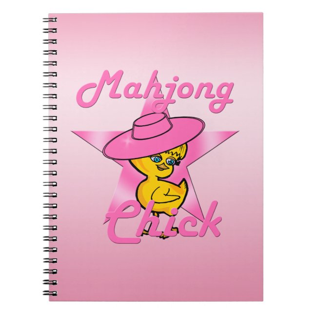 Mahjong Chick #8 Anteckningsbok (Framsidan)