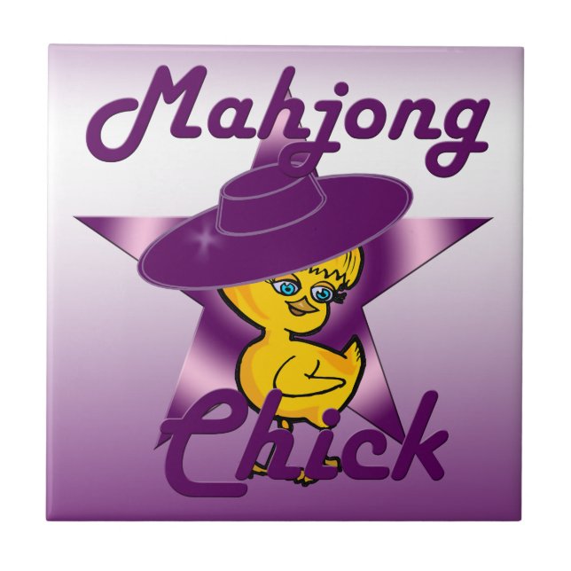 Mahjong chick #9 kakelplatta (Framsidan)