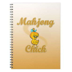 Mahjong Chick Anteckningsbok Med Spiral
