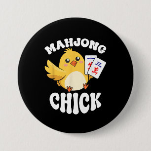 Mahjong Chick China Board Game Player Knapp