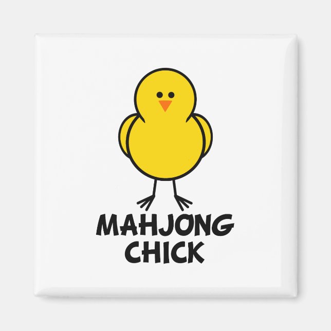 Mahjong Chick Magnet (Framsidan)