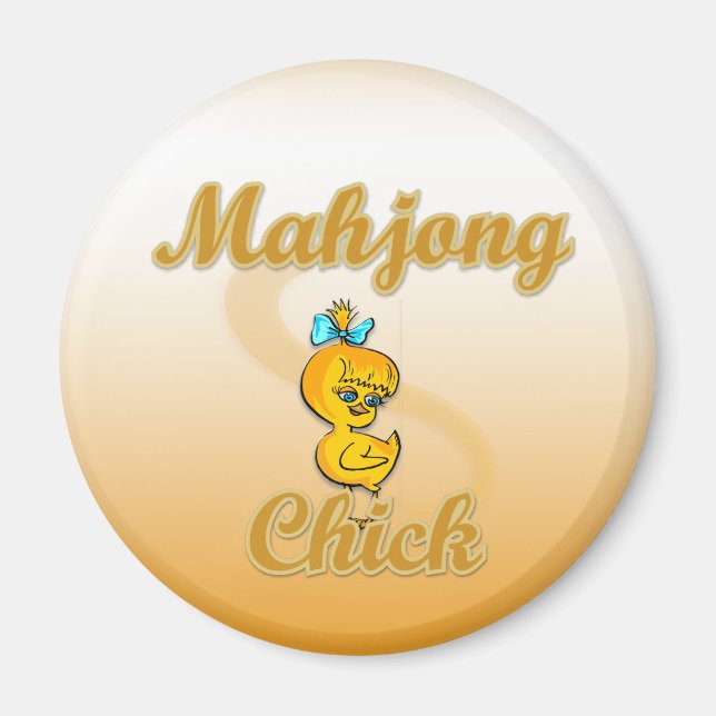 Mahjong Chick Magnet (Framsidan)
