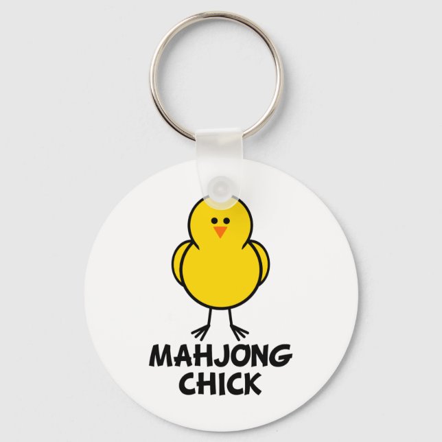 Mahjong Chick Nyckelring (Framsida)