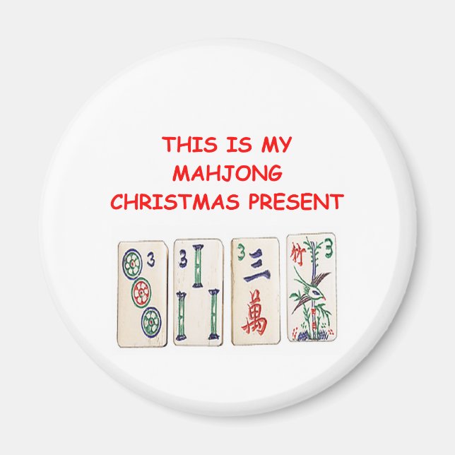 MAHJONG christmas Magnet (Framsidan)