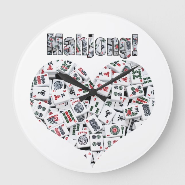 Mahjong Clock Stor Klocka (Framsida)