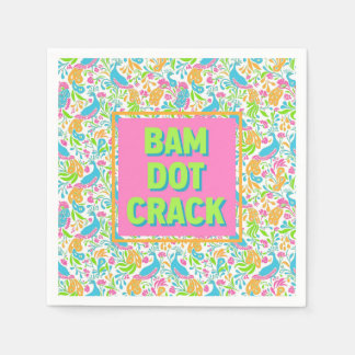 Mahjong Cocktail Napkins Pappersservett