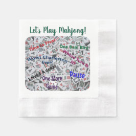 Mahjong Cocktail Servett
