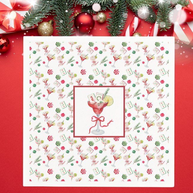 Mahjong & Cocktails jul GrandMillennium Pappersservett (Skapare uppladdad)