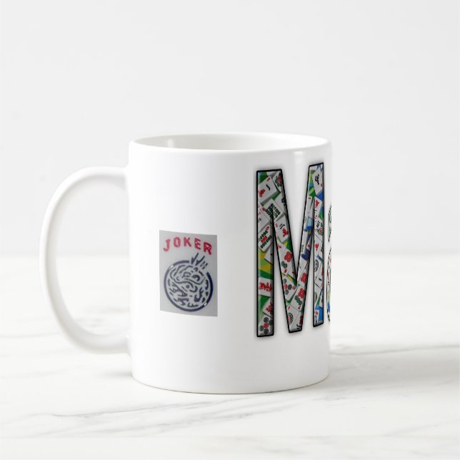 Mahjong Coffee Mug - Mahj! Kaffemugg (Vänster)