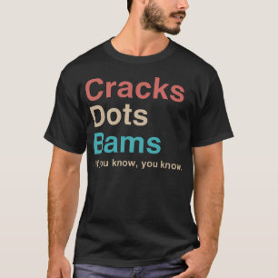 Mahjong Cracks Dots Bams Spel T Shirt