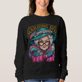 Mahjong Diva Funny Women's T Shirt
