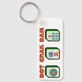 Mahjong Dot Crak Bam Nyckelring