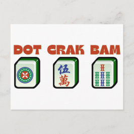 Mahjong Dot Crak Bam Vykort