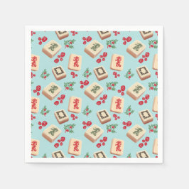 Mahjong Dragon Tile Pappra Napkins Pappersservett