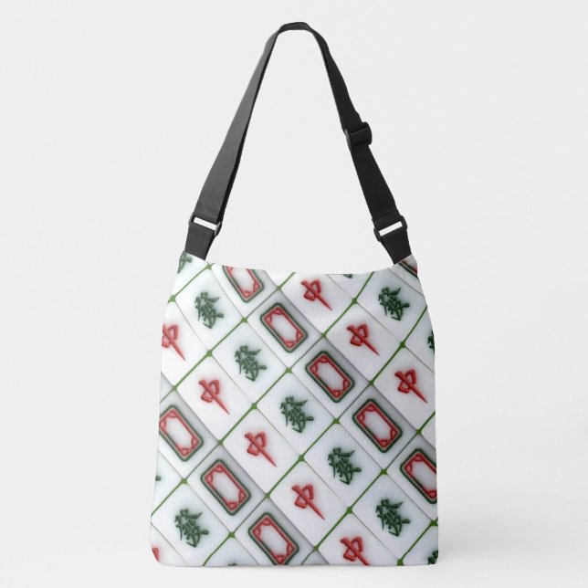 Mahjong drakelycka till axelväska (Framsida)