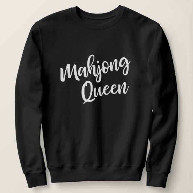 Mahjong-drottning T Shirt (Design framsida)