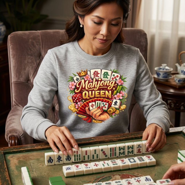 Mahjong Drottning  T Shirt (Skapare uppladdad)