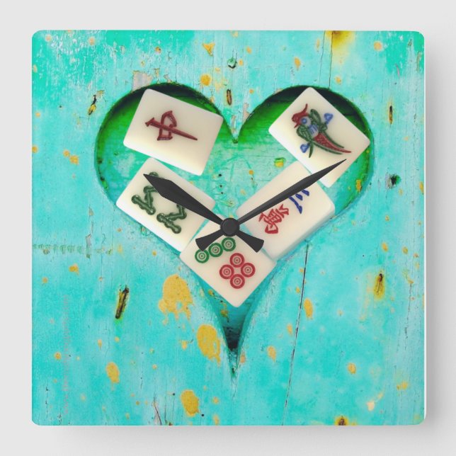 Mahjong Fills min hjärtrytmur klocka (Framsida)