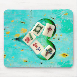 Mahjong fyller min hjärttmusknapp musmatta