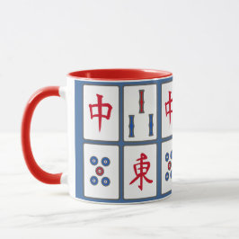 Mahjong Game Tiles Design Mugg