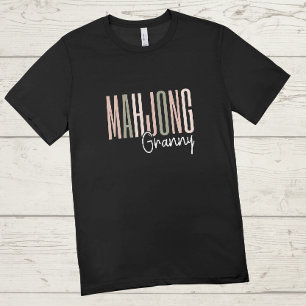 Mahjong Grany Funny mahjong T Shirt