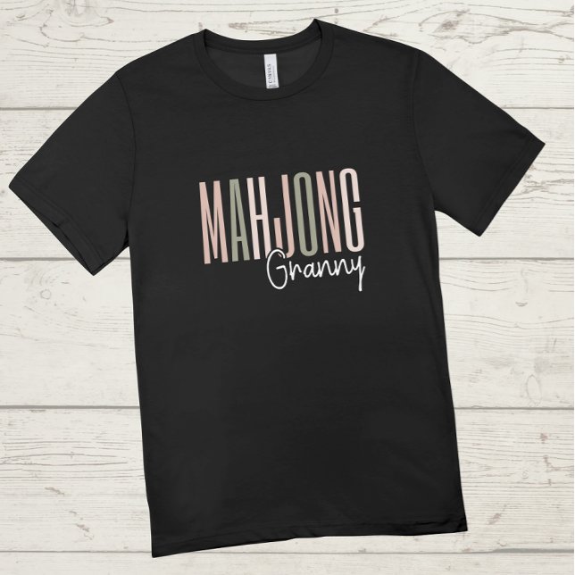 Mahjong Grany | Funny mahjong T Shirt (Skapare uppladdad)
