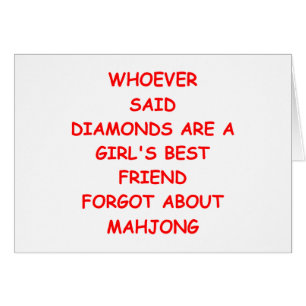 mahjong hälsningskort