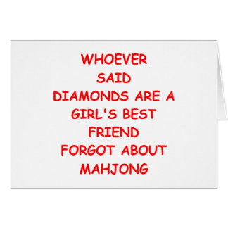 mahjong hälsningskort