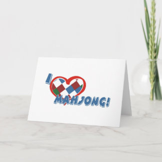 Mahjong-hälsningskort Kort
