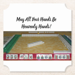 Mahjong Heavenly Hands Coaster Underlägg Papper