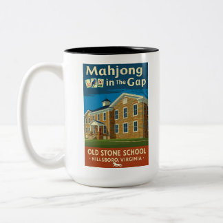 Mahjong i Gap-kaffemuggen Två-Tonad Mugg