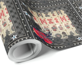 Mahjong inramade presentpapper