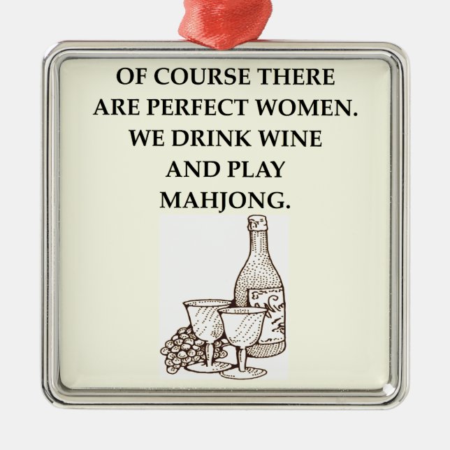 MAHJONG JULGRANSPRYDNAD METALL (Framsidan)