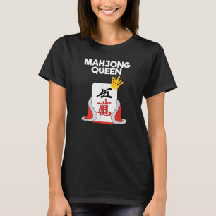 Mahjong Kärlek spelar upp kinesisk spel Mah Jongg T Shirt