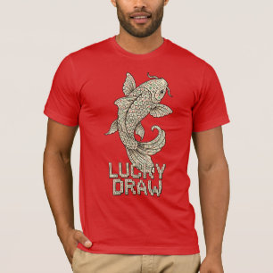 Mahjong Koi Fisk Tröja Lucky Draw Brick Tee