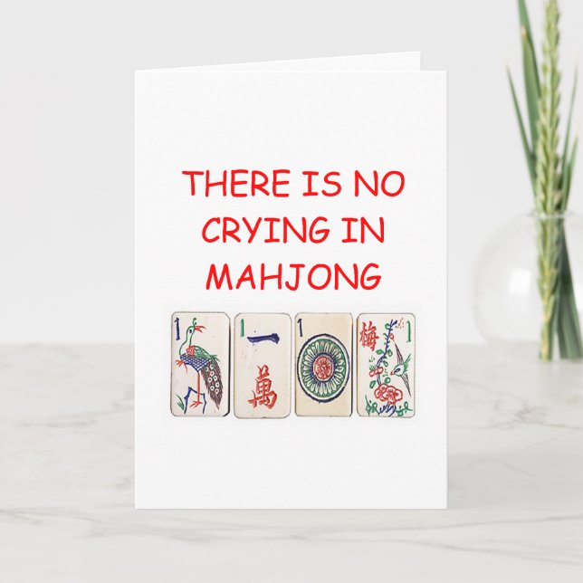 MAHJONG KORT (Framsida)