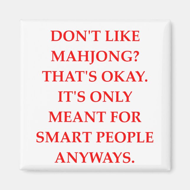 MAHJONG MAGNET (Framsidan)