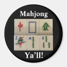 Mahjong Magnet roligt med bamboo-plattor