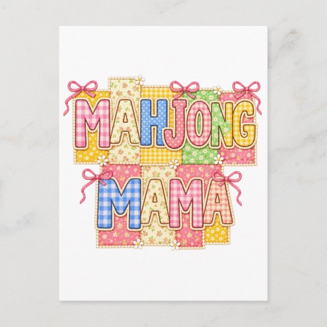 Mahjong Mamma Vykort (Framsida)