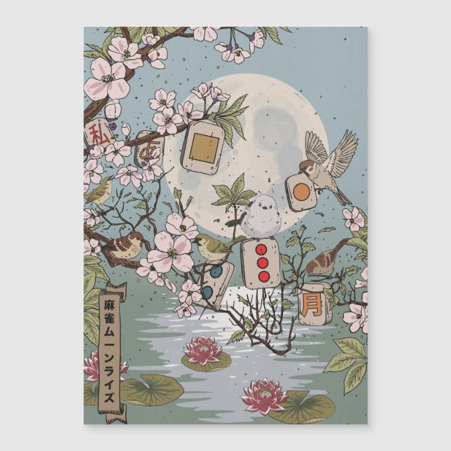 Mahjong Månuppgång (Framsida)