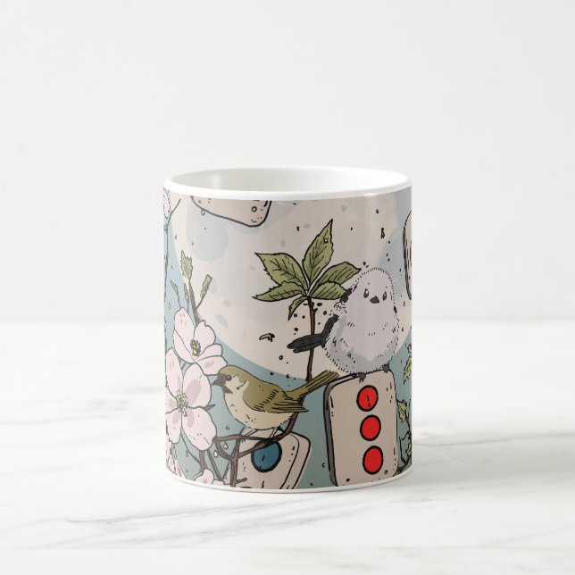 Mahjong Månuppgång Kaffemugg (Center)
