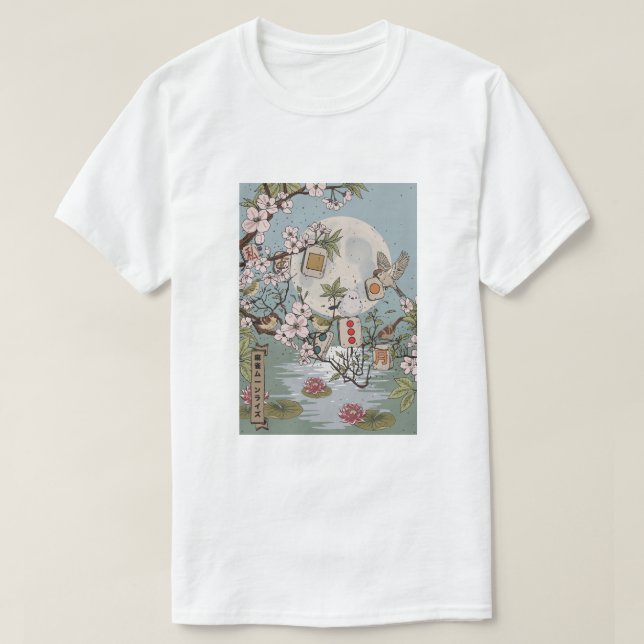 Mahjong Månuppgång T Shirt (Design framsida)