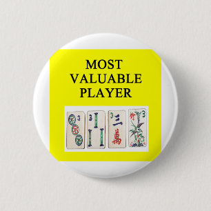 MAHJONG mest värdesakspelare Knapp