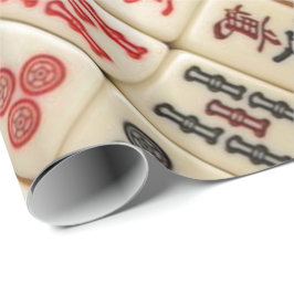 Mahjong mönster presentpapper