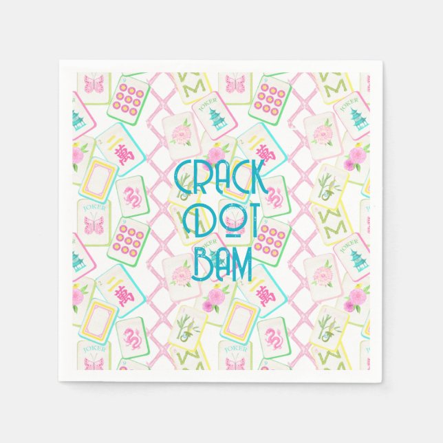 MAHJONG NAPKIN PAPPERSSERVETT (Framsidan)