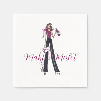 Mahjong napkins pappersservett